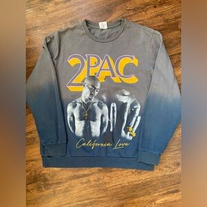 2PAC California Love Graphic Sweater - Black